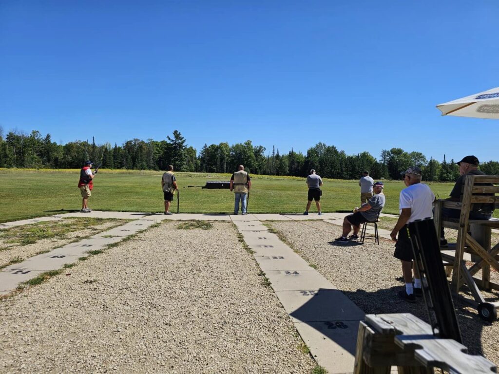 Lake Noquebay Sportsman's Club trapshooting league competition